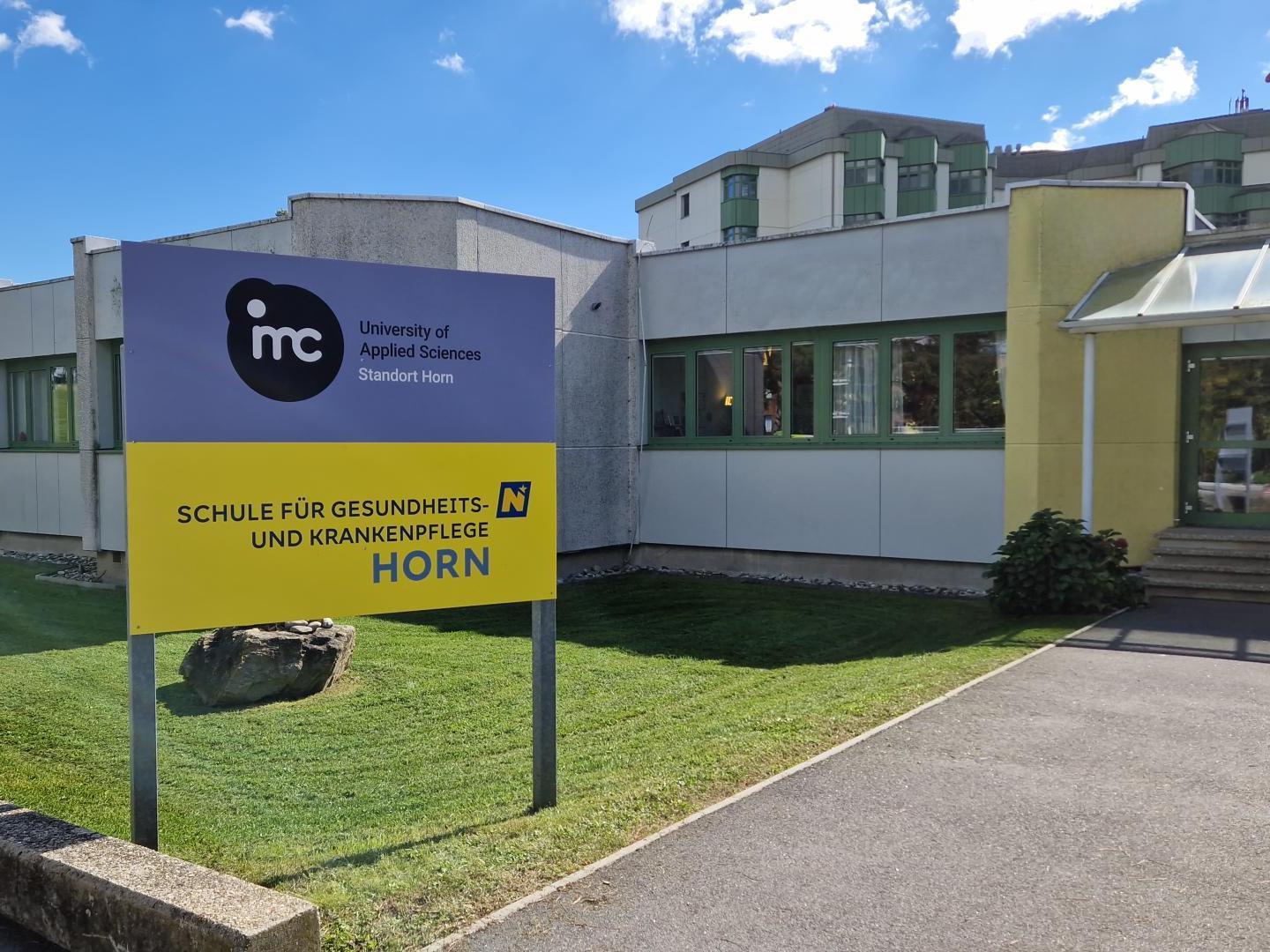 Gebäude unseres Standortes in Horn für Gesundheits- und Krankenpflege.